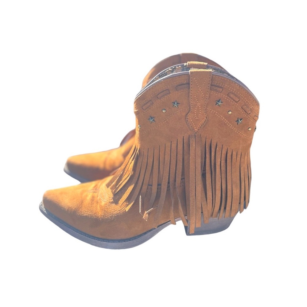 Dingo Fringe Western Cowgirl Boots